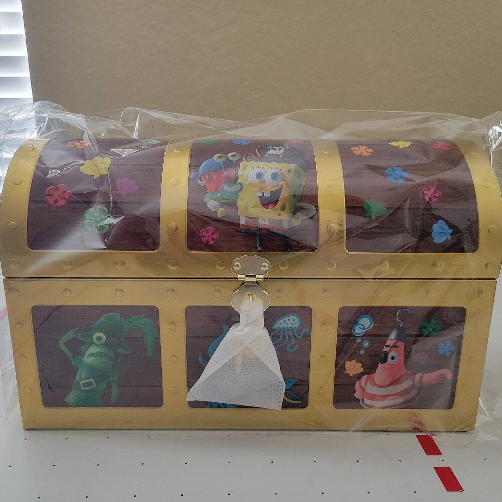 SpongeBob SquarePants Popcorn Treasure Chest Popcorn Bucket from New Movie